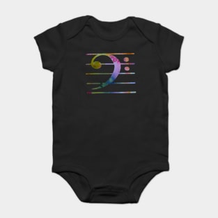 Bass Clef Baby Bodysuit